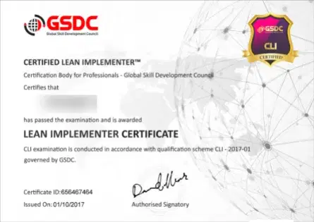 Certification