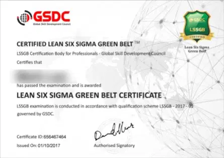 Certification