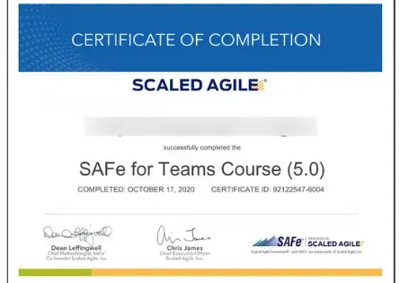 Certification