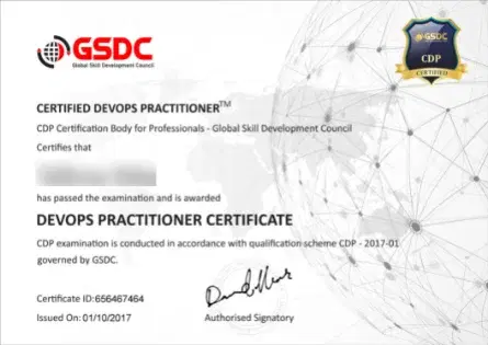 Certification