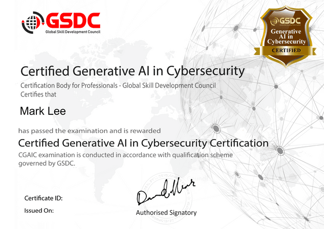 Certification