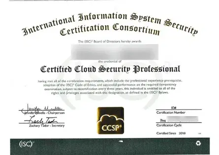 Certification