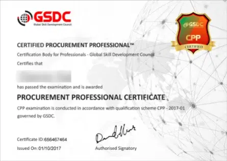 Certification