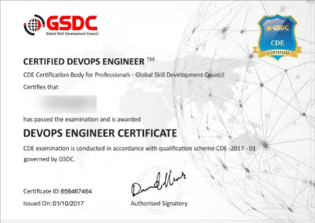 Certification