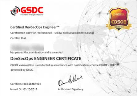 Certification