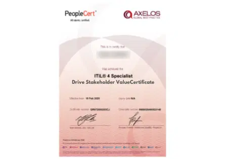 Certification