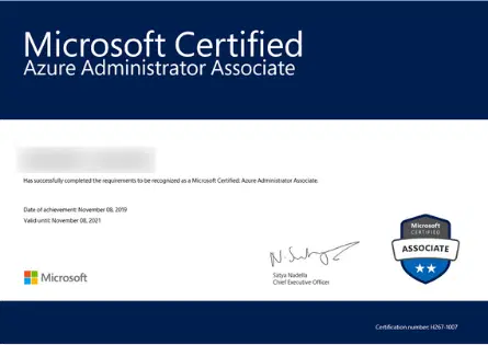 Certification