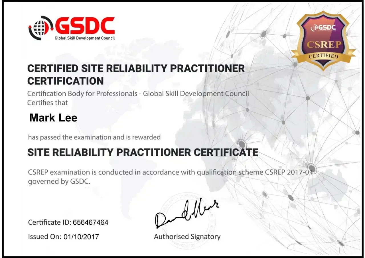 Certification
