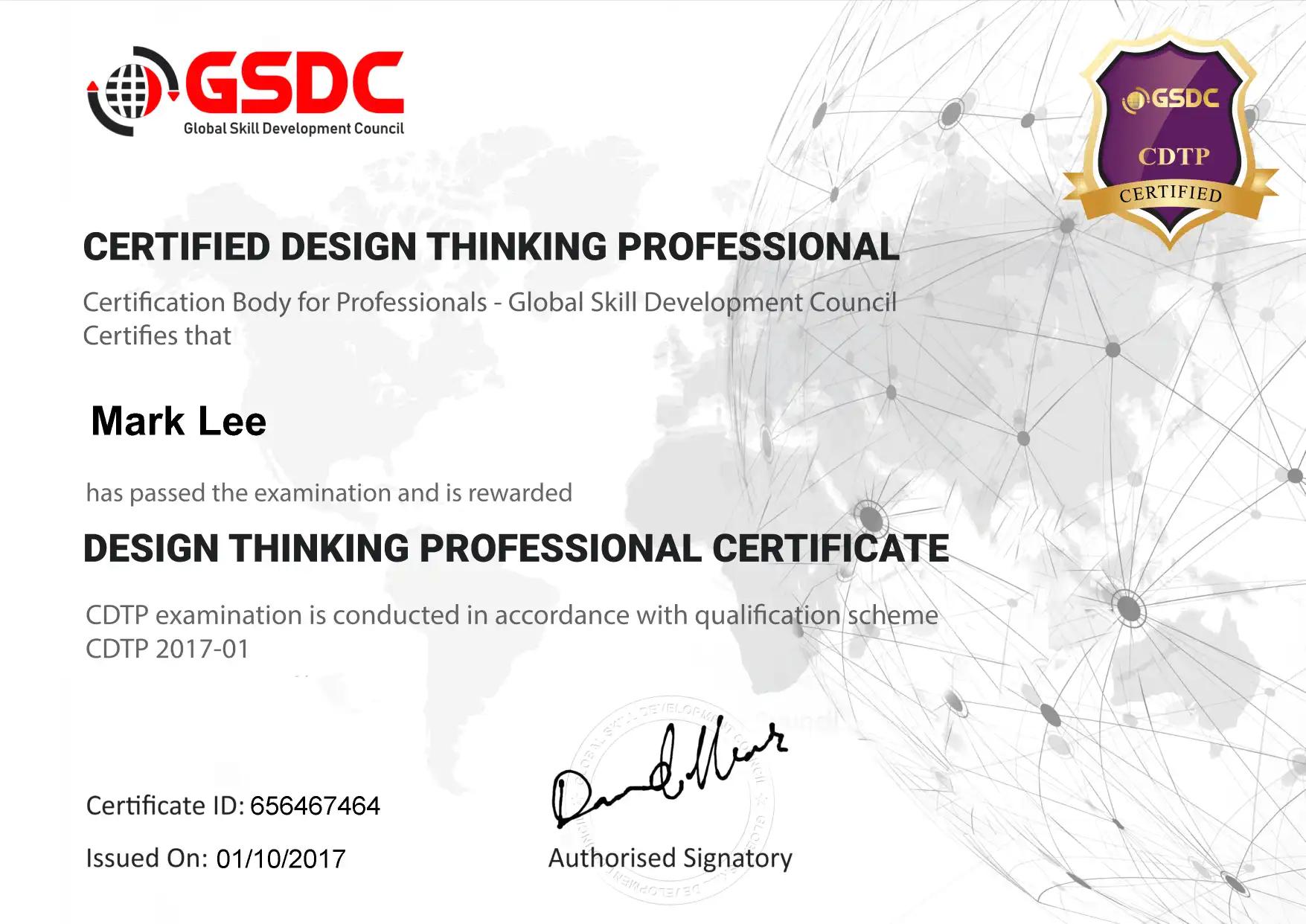 Certification