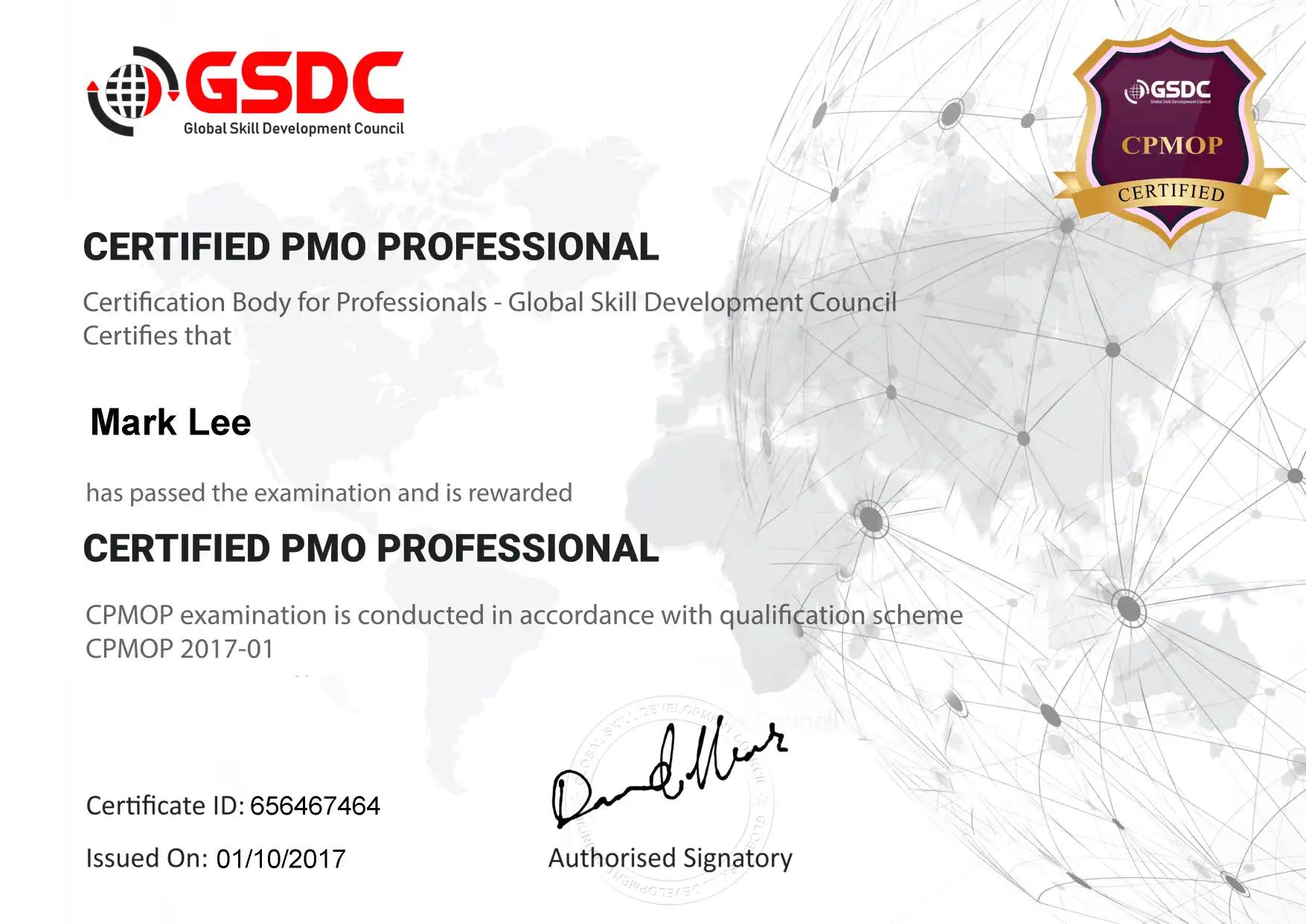 Certification