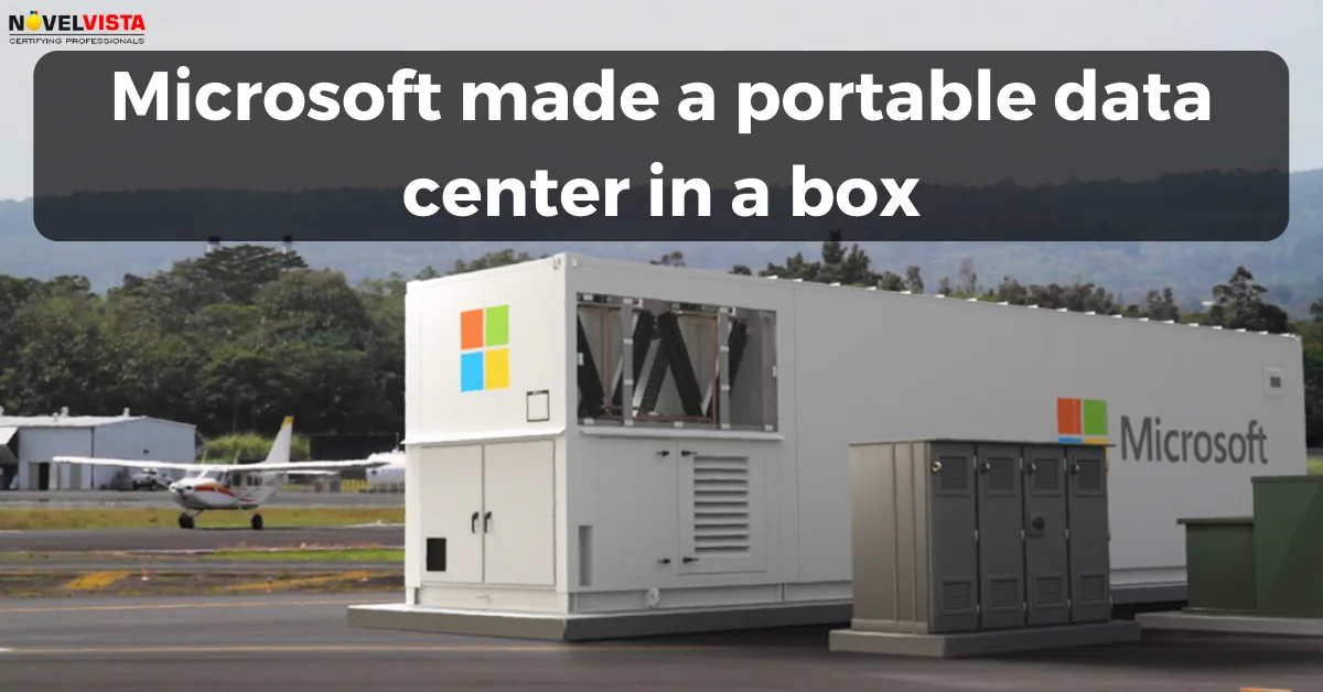 Microsoft made a portable data center in a box