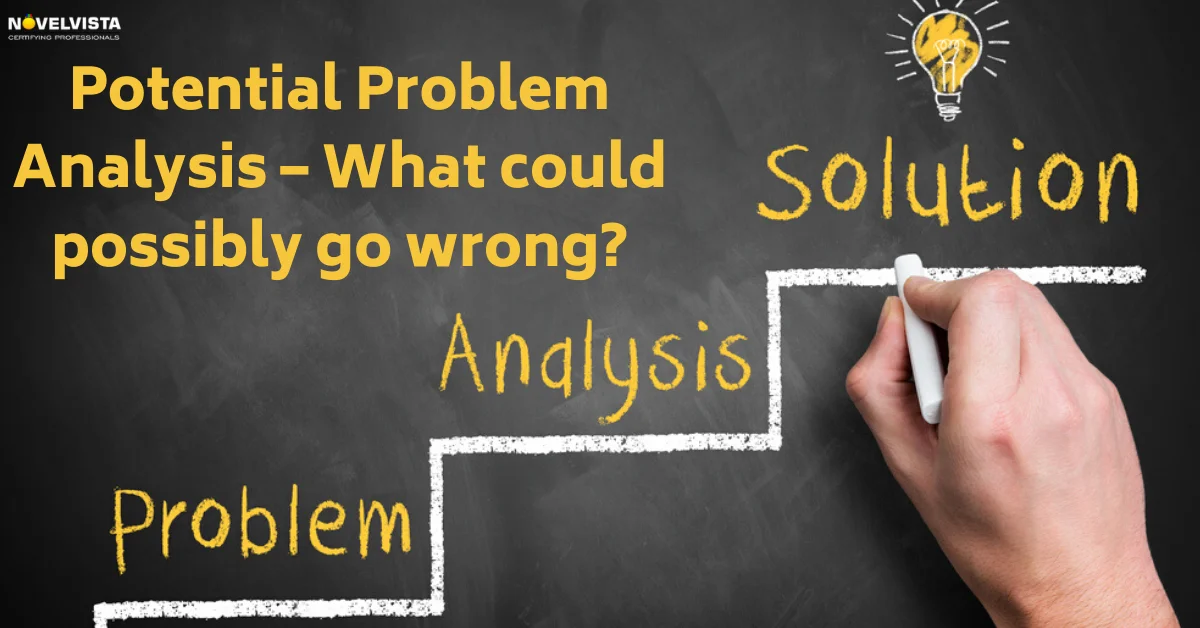 Potential Problem Analysis What could possibly go wrong