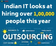 Indian IT looks at hiring over 1,00,000 people this year