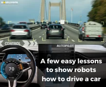 A few easy lessons to show robots how to drive a car