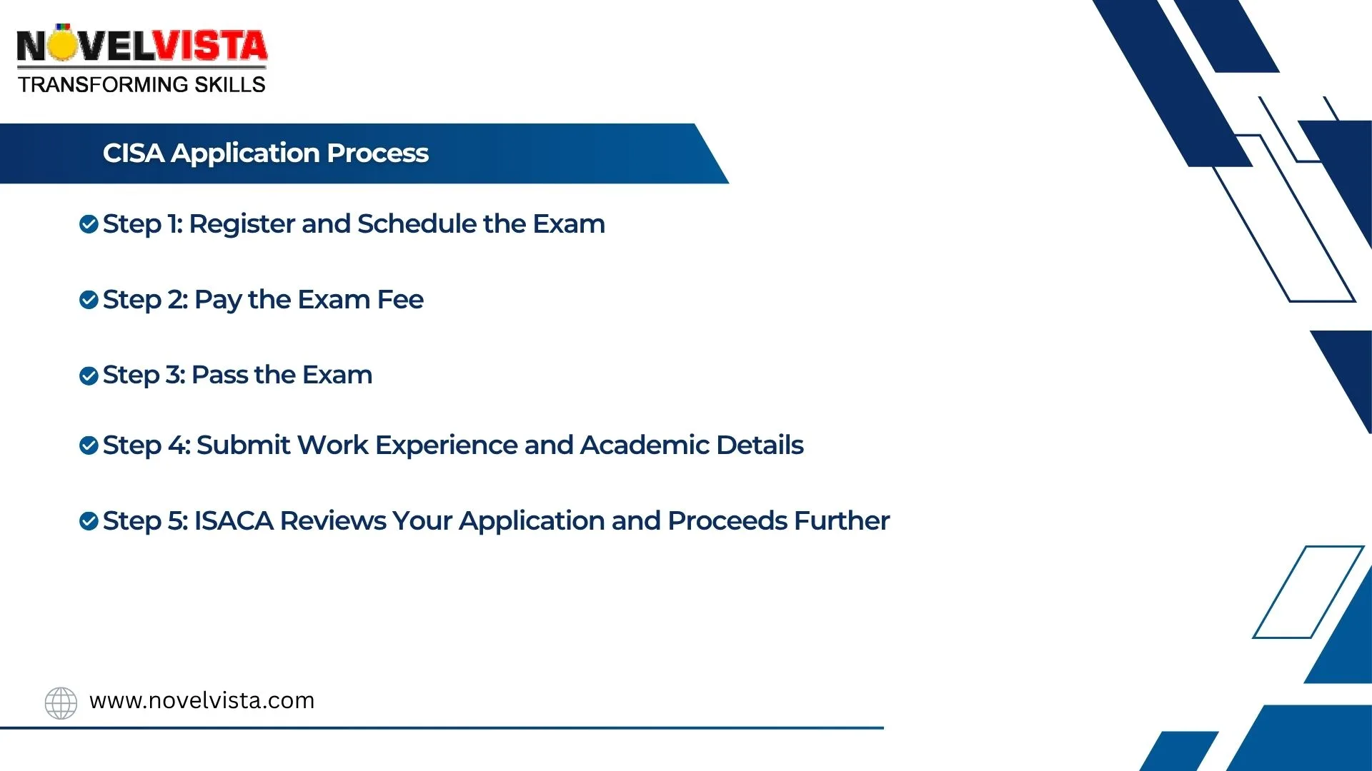 cisa application process