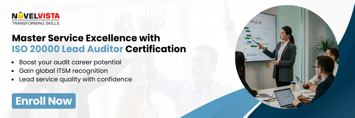 Master Service Excellence with ISO 20000 Lead Auditor Certification.