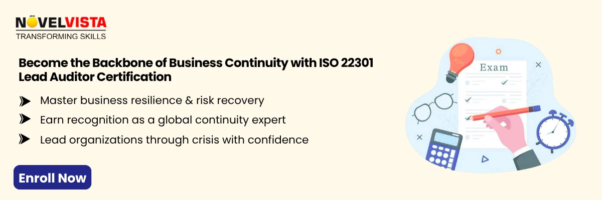 Become the Backbone of Business Continuity with ISO 22301 Lead Auditor Certification