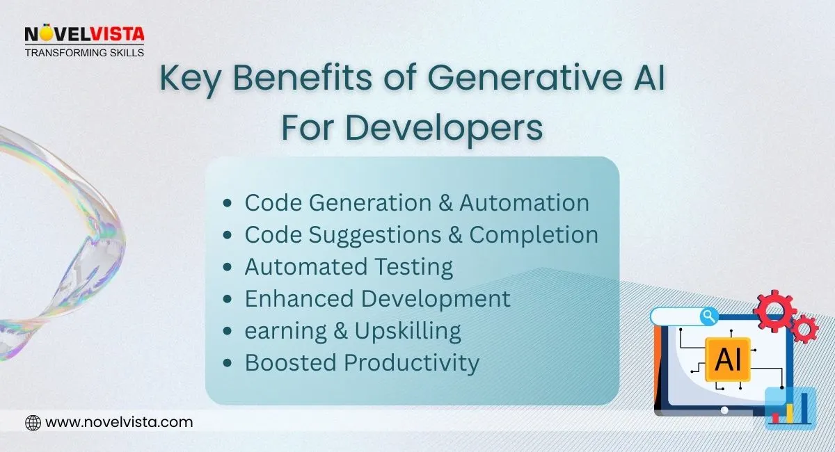 key benefits of generative ai developers