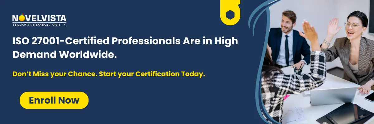 ISO 27001-certified professionals are in high demand worldwide.