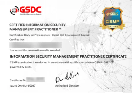 ISMP-certificate