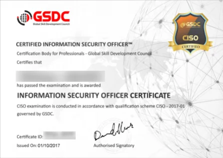 Information-Security-Officer-certificate