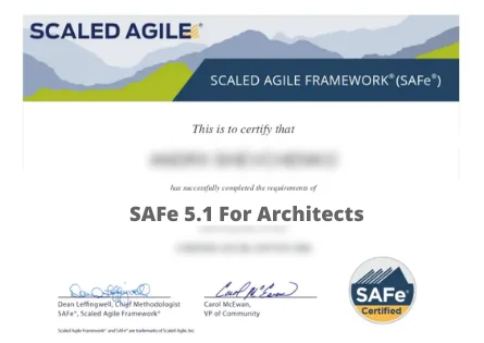 SAFe® for Architects Certificate