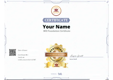 SRE-Foundation-certificate