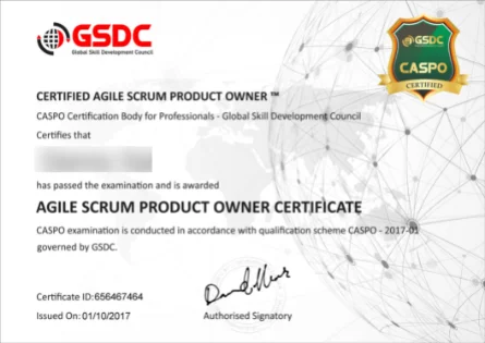 Exin Certificate