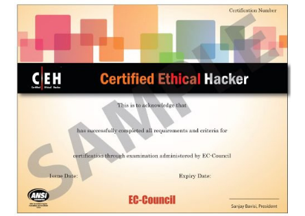 Ec council Certificate