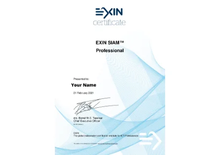 Exin Certificate