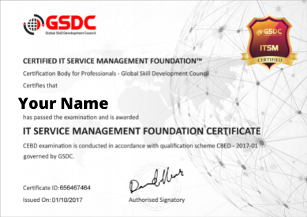 GSDC Certificate