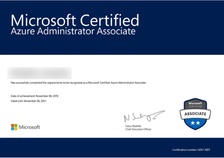 Microsoft Certificate