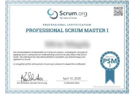 PSM Certificate