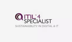 ITIL 4 Specialist Sustainability in Digital & IT