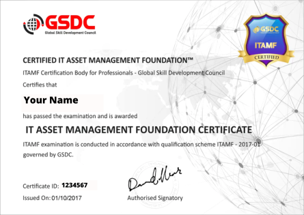 IT Asset Management Foundation Certification