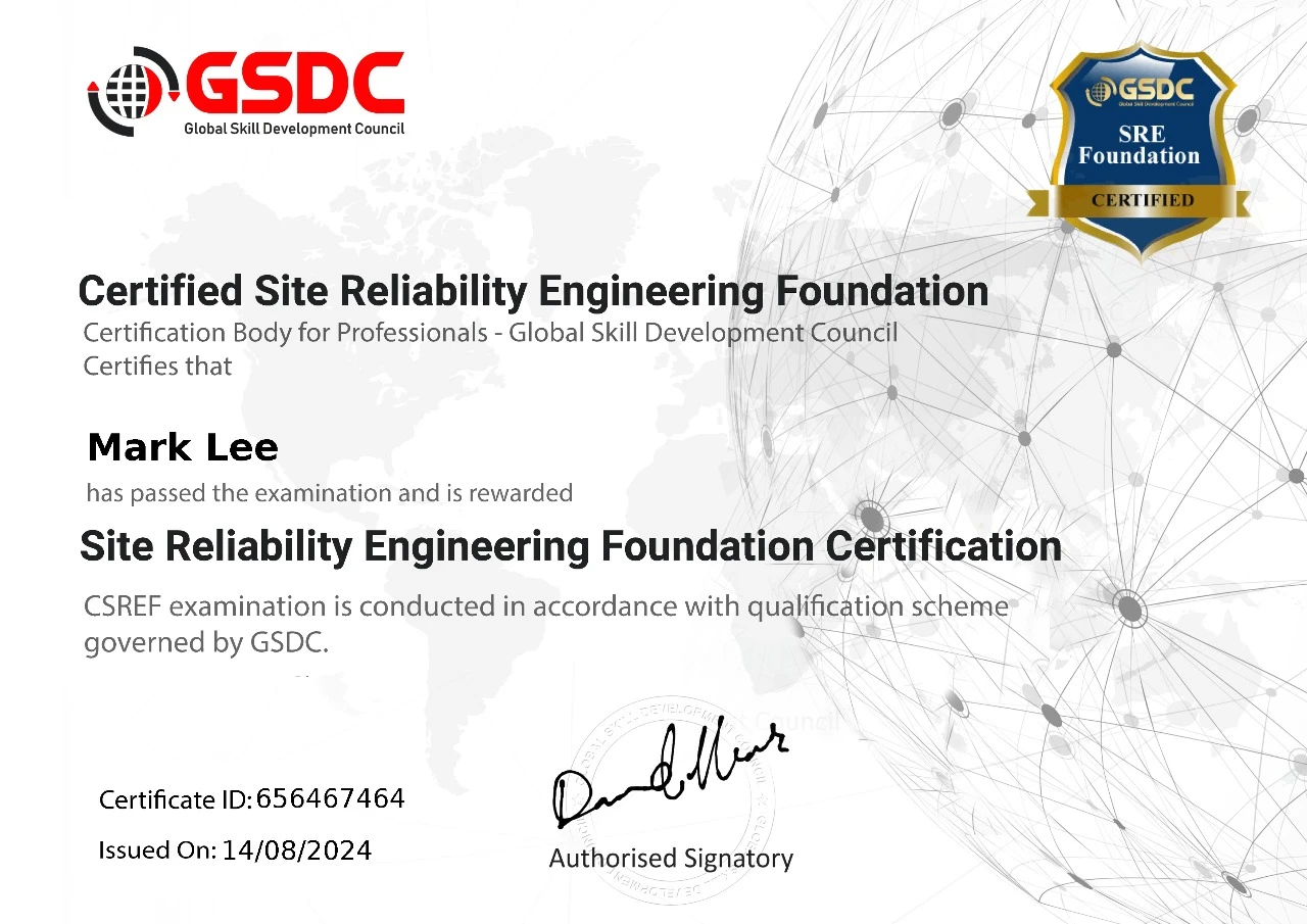 SRE-Foundation-certificate
